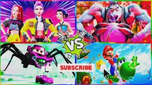 Козлик против Марио и Маккуина! 🐐🏎️ Эпичный Tiles Hop под Coffin Dance (K-POP COVER)