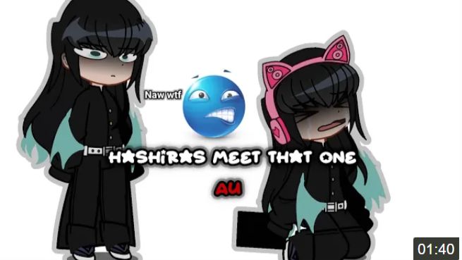 Hashiras Meet That One 𝗔𝗨 💔, Kny