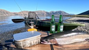 ЖАРКА В МАСЛЕ РЫБЫ, КОТОРУЮ Я ПОЛОВИЛ В СВОЕМ ФУРГОНЕ во время поездки на рыбалку и в поход
