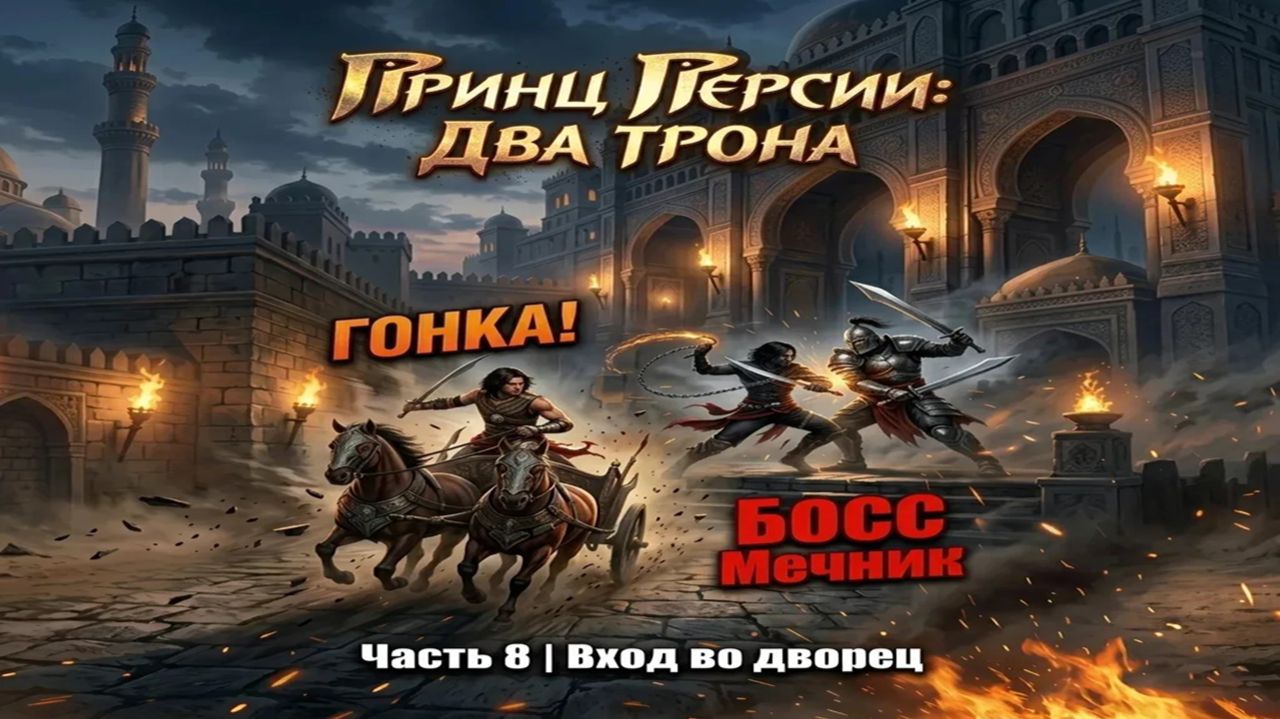 Принц Персии, Два трона, Часть восьмая, Королевская дорога -Вход во дворец, третий босс