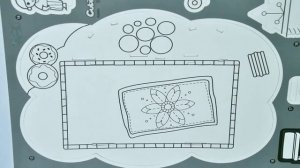 Раскрашиваем и собираем домик для мальчика и девочки