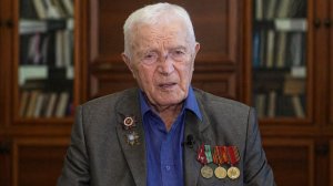 Ветеран Великой Отечественной войны Федор Фещенко дал интервью телеканалу «МИР»