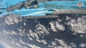 Боевая работа экипажа Су-34