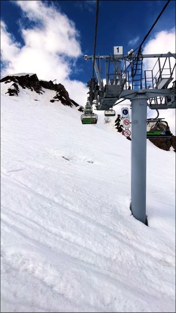 Потрясающие горные виды с 2200 метров, Аибга 2200 м, Вершина 2200 м, трасса Первый снег и Цирк 2