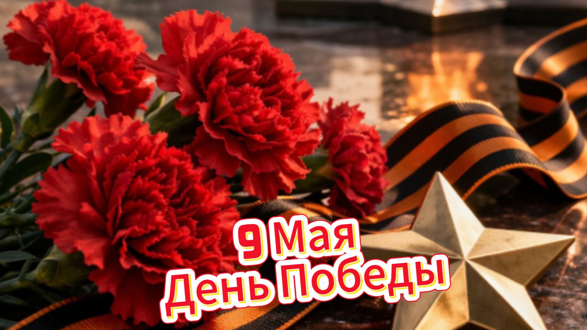 9 Мая: День Победы, музыкальное поздравление и открытка | Домохозяйка