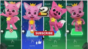 Пинкифонг против Пинкифонга! 🦊💖 Эпичный баттл в Tiles Hop под музыку Pinkfong