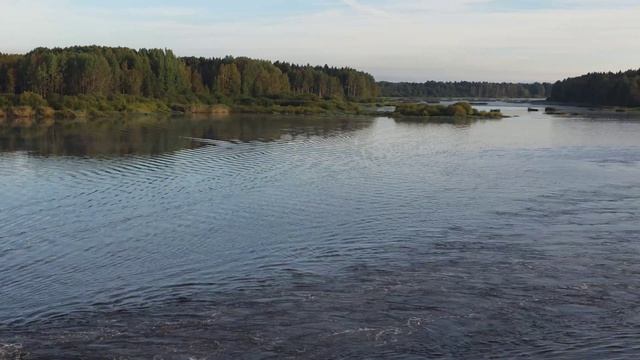 4К. Шексна. Причуды осеннего тумана. 3-ий день круиза Москва-Валаам-Петербург.