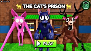 Кошачий побег из тюрьмы! Obby | Игровой процесс #roblox