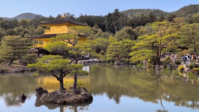 96.Золотой павильон, жемчужина Киото.