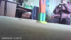 Комнатный АВИАТЛОН (вид на мишень и игрока)