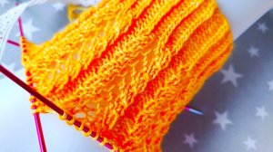 Ну очень простой узорчик спицами/ наслаждение.