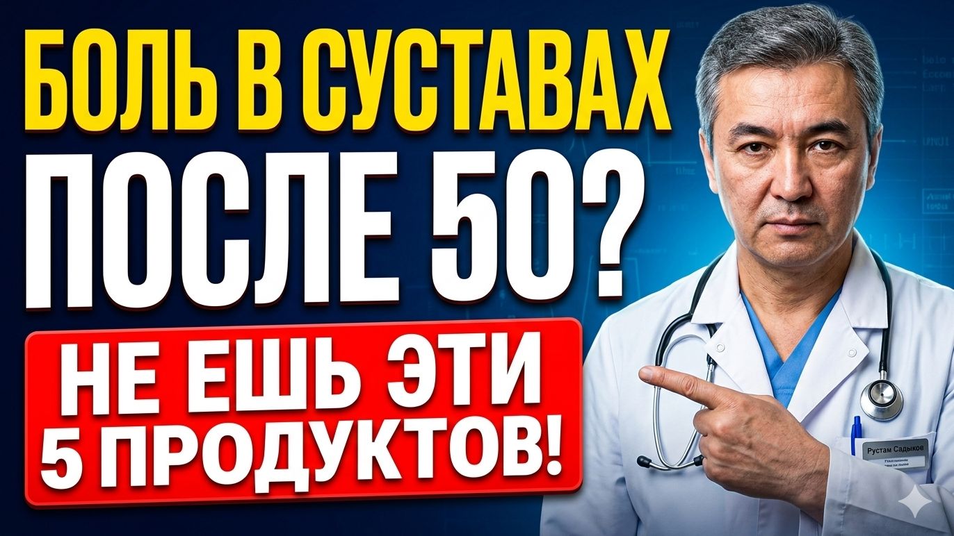 БОЛЬ В КОЛЕНЯХ И СПИНЕ: 5 продуктов, которые «съедают» ваши суставы после 50
