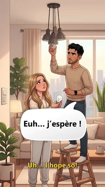 French Conversation for Beginners - The Light Doesnt Work Real Life French Dialogue shorts [get.gt]