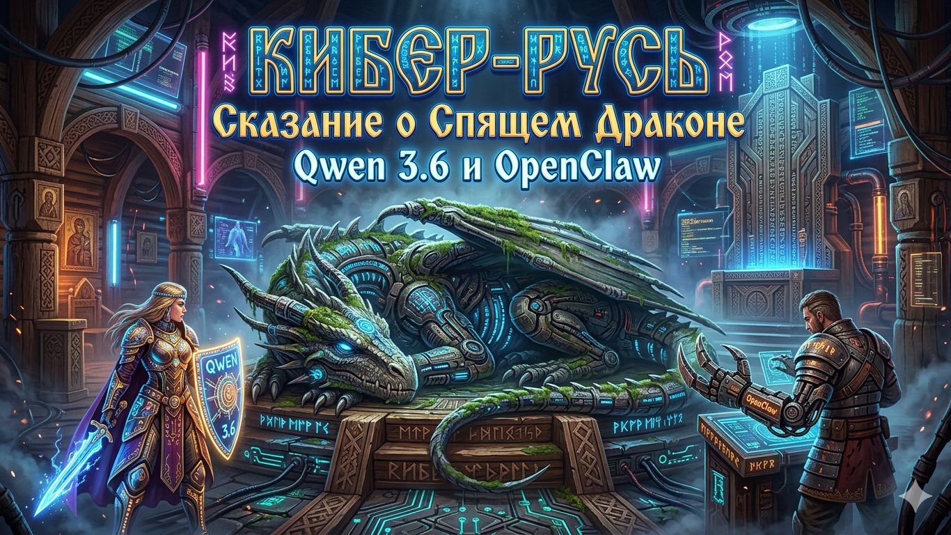 Кибер-Русь Сказание о Спящем Драконе Qwen 3.6 и OpenClaw