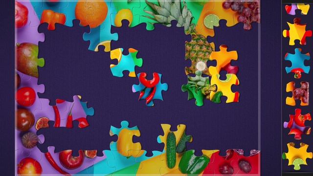 Собираем пазлы. Красный Жёлтый Зелёный