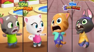 Говорящий Том бег за золотом, гонка на время, герои. Сборник. новая серия.Бегите, прыгайте и мчитесь