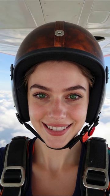 Полёт к облакам: яркие эмоции и смелость #парашют #авиаприключение