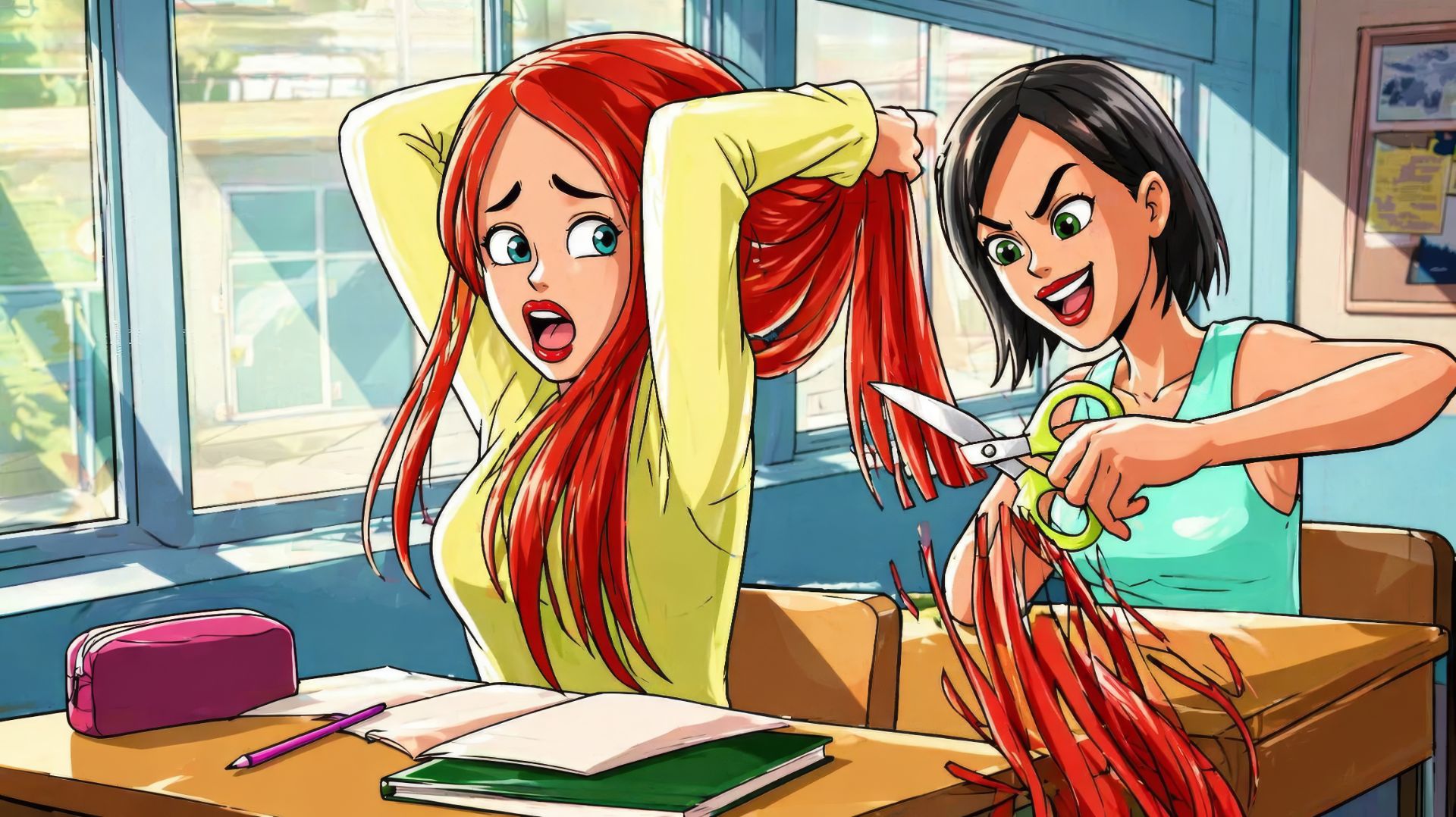 В Школе Все Смеялись надо Мной из-за Длинных Волос