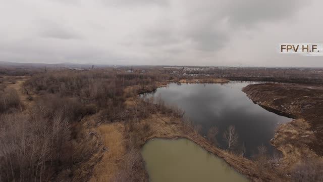 Застройка, бывший карьер кирпичного завода) Южный (ул. Погрессивная-Ворошилова). Хабаровск 04.2026.