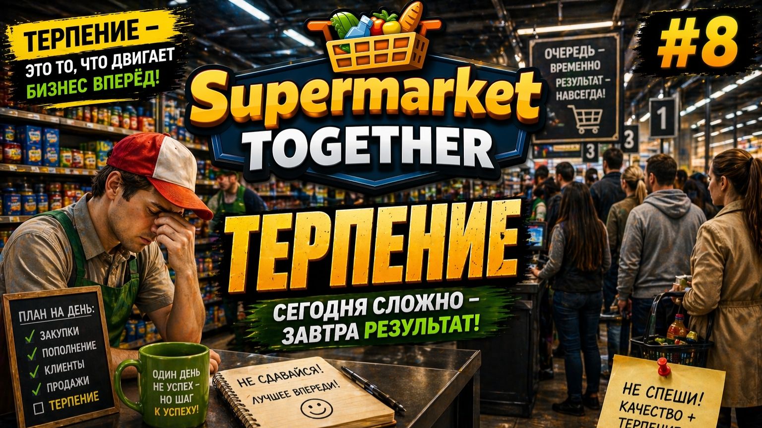 ПРОХОЖДЕНИЕ SUPERMARKET TOGETHER. ЧАСТЬ 8. ТЕРПЕНИЕ
