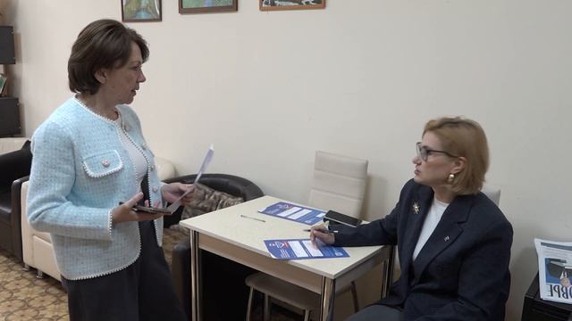 Что обсуждали социальные работники Пушкинского с членом Общественной палаты  региона Инной Орловой