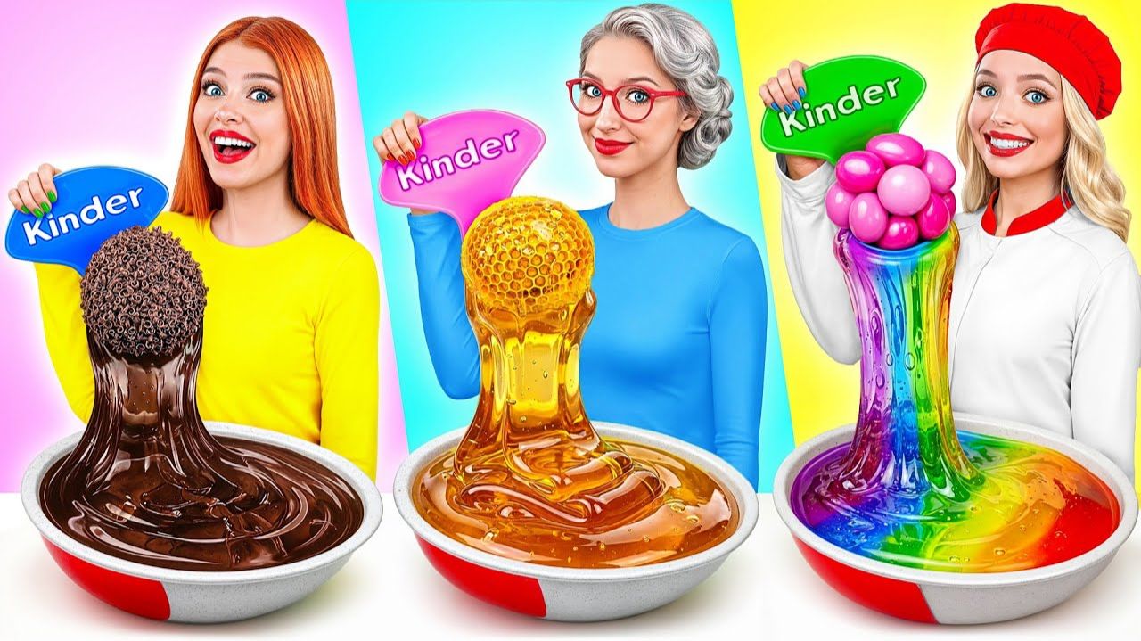 Кулинарный Челлендж# Я против Бабушки # Сумасшедшие Кулинарные Рецепты от Candy DO