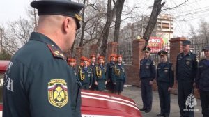 Ретро-автомобиль пополнил будущую экспозицию музея МЧС России в Хабаровске