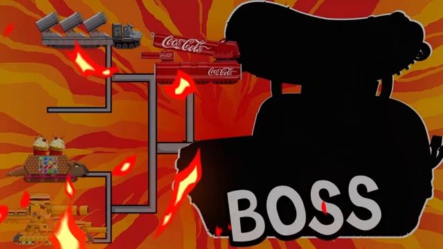 Советский минометный монстр защищает крепость  Танк KV44 против танка KV5