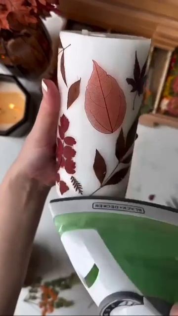 Декор свечи 🔥