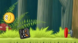 Красный шар.Красный шарик.Красный шар в дремучем лесу.