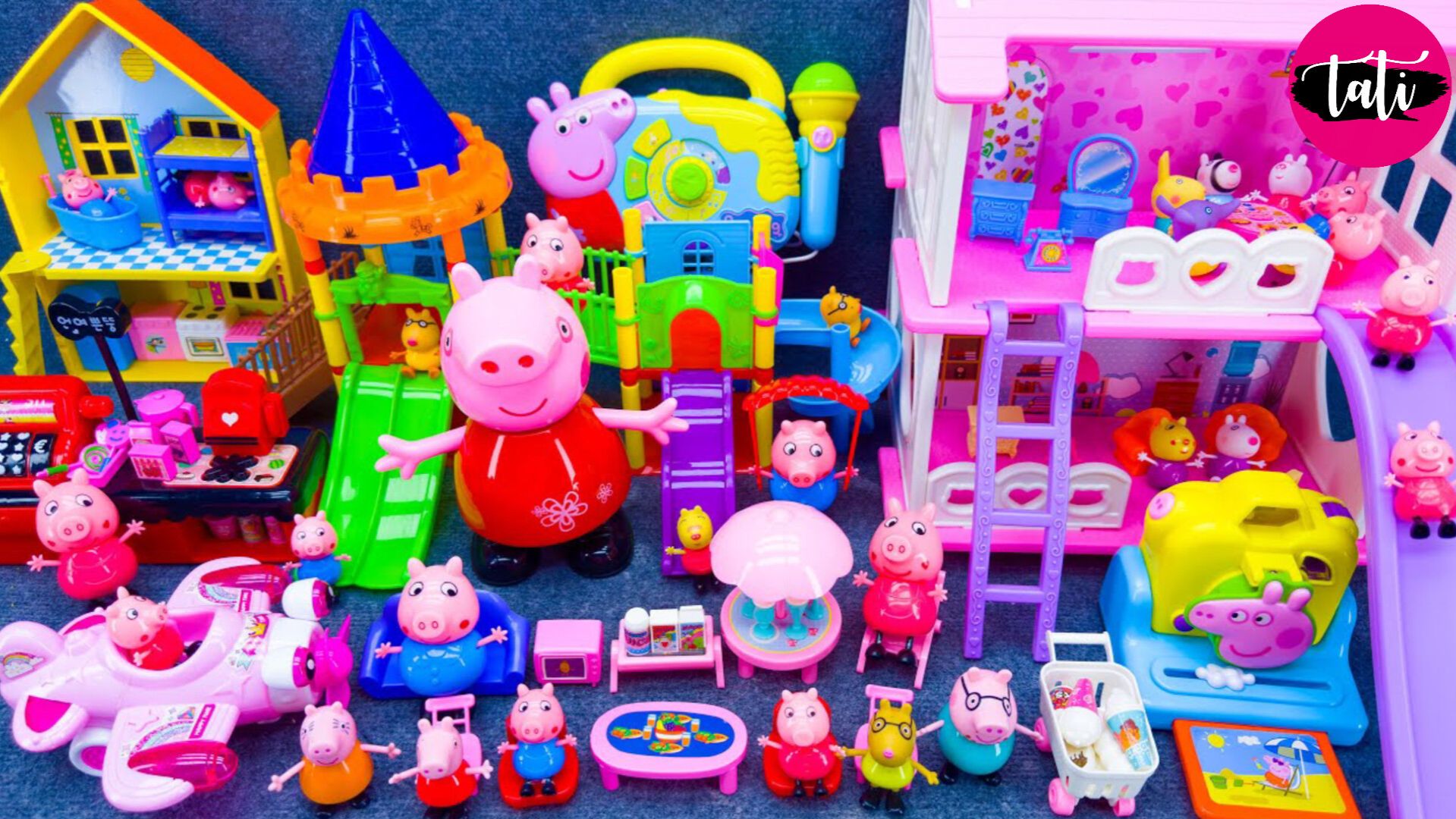 Играем в игрушки из мультика свинка Пеппа. Мультфильм для детей. ASMR АСМР