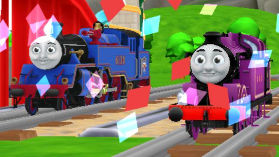 Паровозик Томас . Отличные гоночки  на  ревущих водопадах . Для  детей. ч15