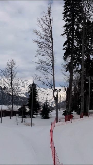 Горнолыжный комплекс Газпром Подъём Лаура #Mountains #Горы #Природа #Russia #Travel #Trip #Nature