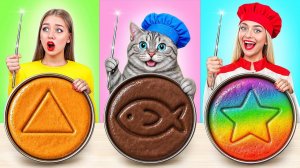 Кулинарный Челлендж# Я против Бабушки с Котиком # Битвы с Едой от Candy DO