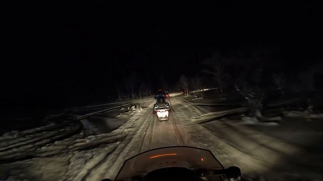 Снегоходный заезд по Хибинам | Ледяной туман