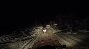 Снегоходный заезд по Хибинам | Ледяной туман