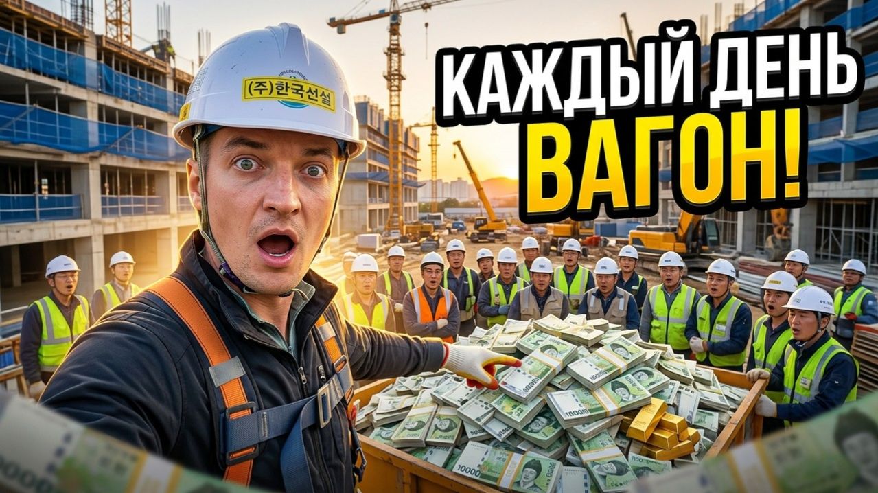 КАК ВЫЖИВАЕТ РУССКОЯЗЫЧНАЯ МОЛОДЕЖЬ В ЮЖНОЙ КОРЕЕ:Южная Корея я не ожидал такой зарплаты на стройке!
