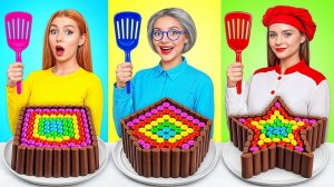 Я против Бабушки Готовим Гримас Шейк Челлендж # Смешные Моменты с Candy DO