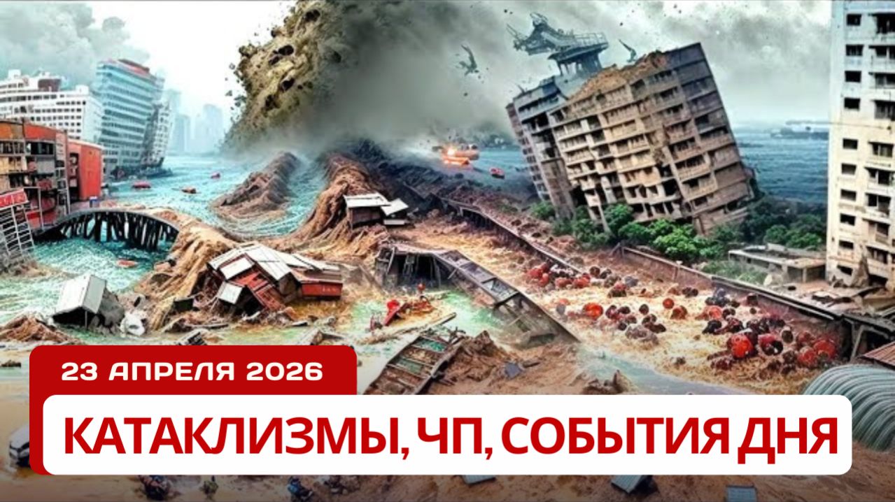 Новости Сегодня 23.04.2026 - Катаклизмы, ЧП, События дня | Россия США Индия Китай Европа