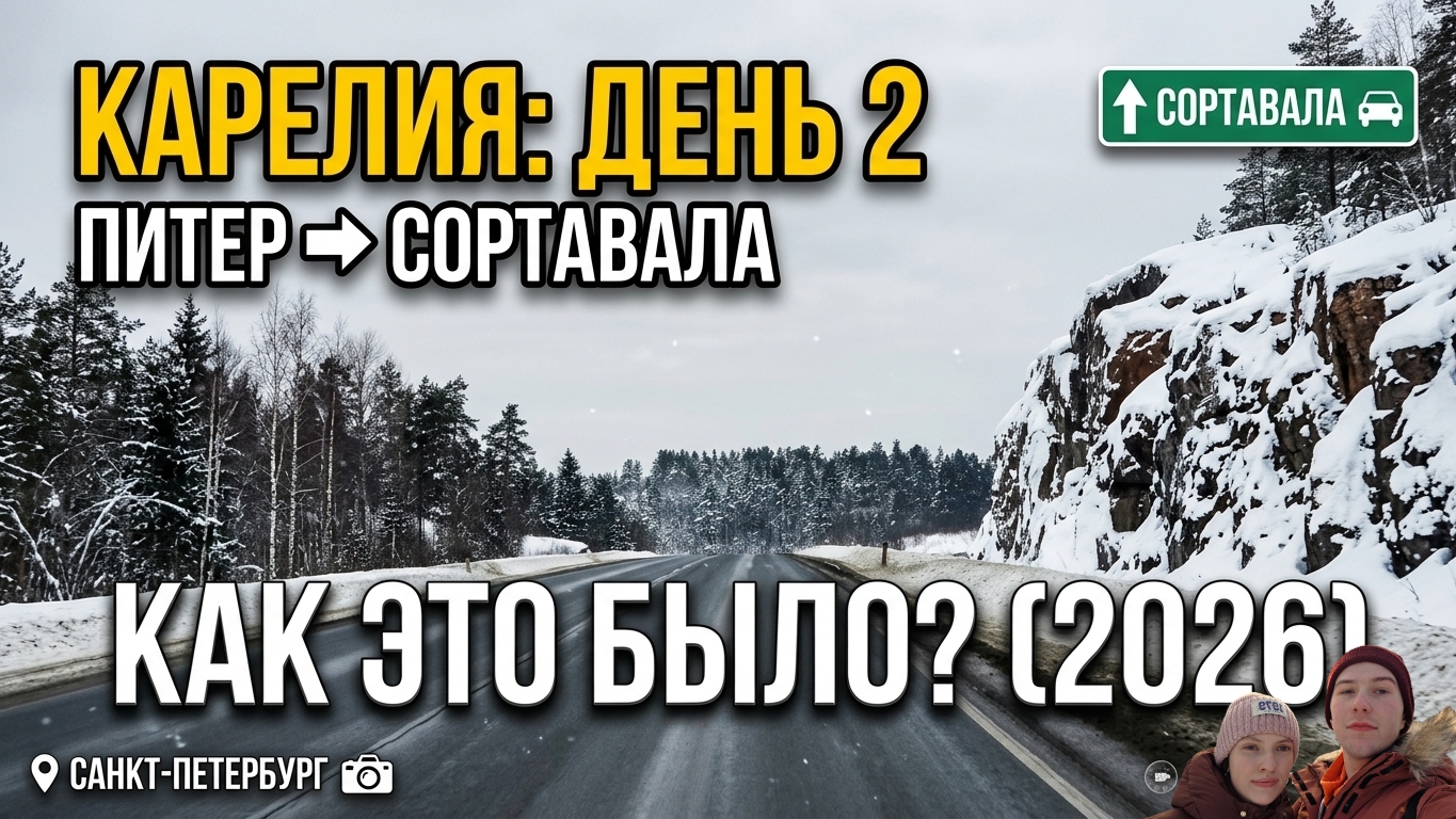 Едем в Карелию. Часть 2. Санкт-Петербург - Сортавала