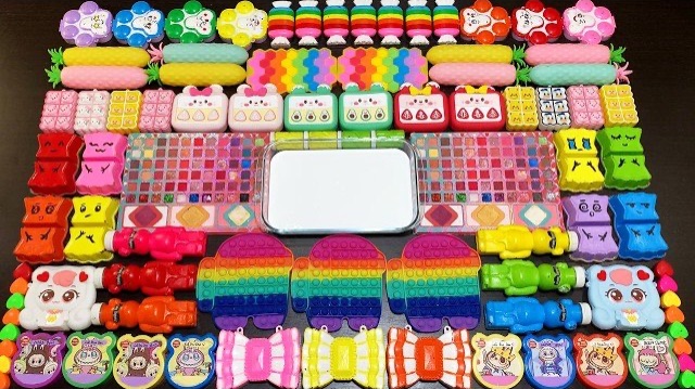 СМЕШИВАНИЕ СЛАЙМА С ГЛИНОЙ 5 МАКИЯЖ ПРОТИВ БЛЕСКОВ ! Смешивание случайных вещей В слайм