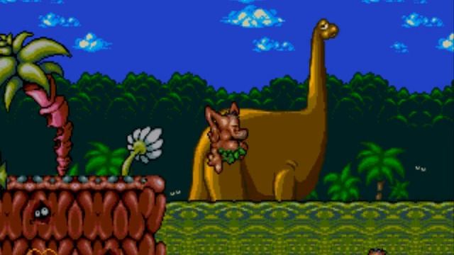 Chuck Rock -SEGA CD- (USA) Короткий геймплей