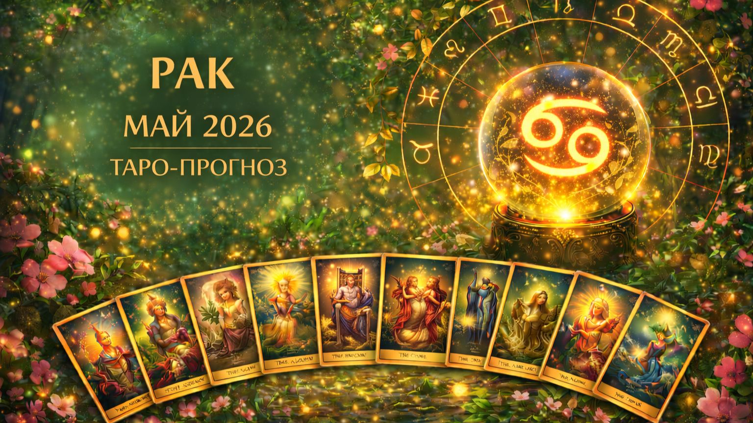 Рак ♋ Таро прогноз на май 2026 года