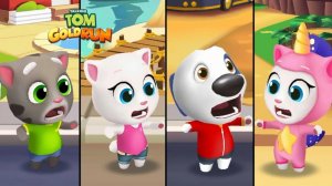 Говорящий Том бег за золотом, гонка на время, герои. Сборник. новая серия.Бегите, прыгайте и мчитесь