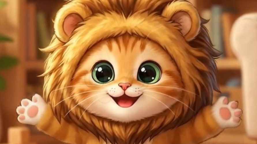 Котёнок львёнок. Танцуем вместе с котиком!