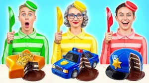 Кулинарный Челлендж в Тюрьме Я против Бабушки  Забавные Лайфхаки с Едой