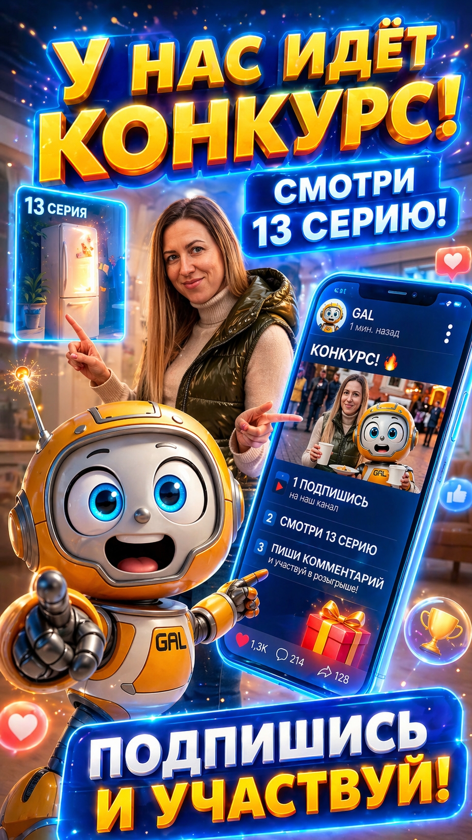 У нас конкурс + уже вышла 13 серия 😄 #shorts