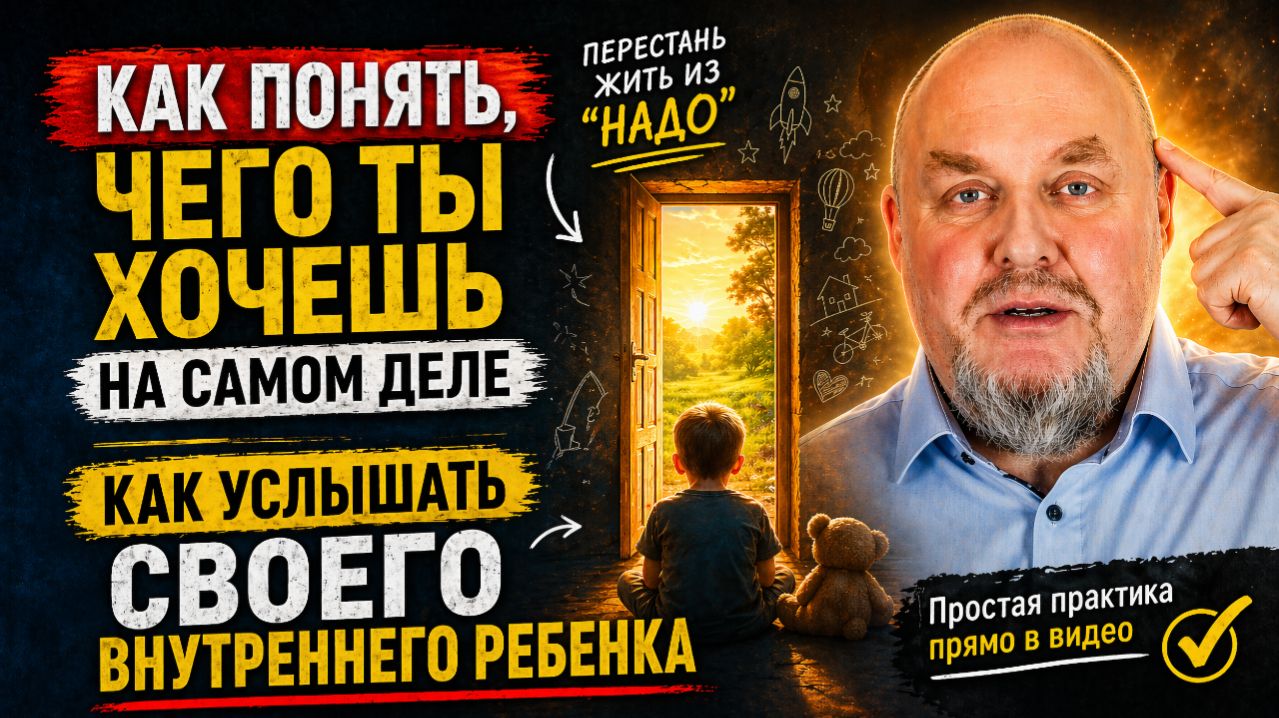 Как услышать своего внутреннего ребёнка и понять, чего ты на самом деле хочешь. Внутренний Ребенок
