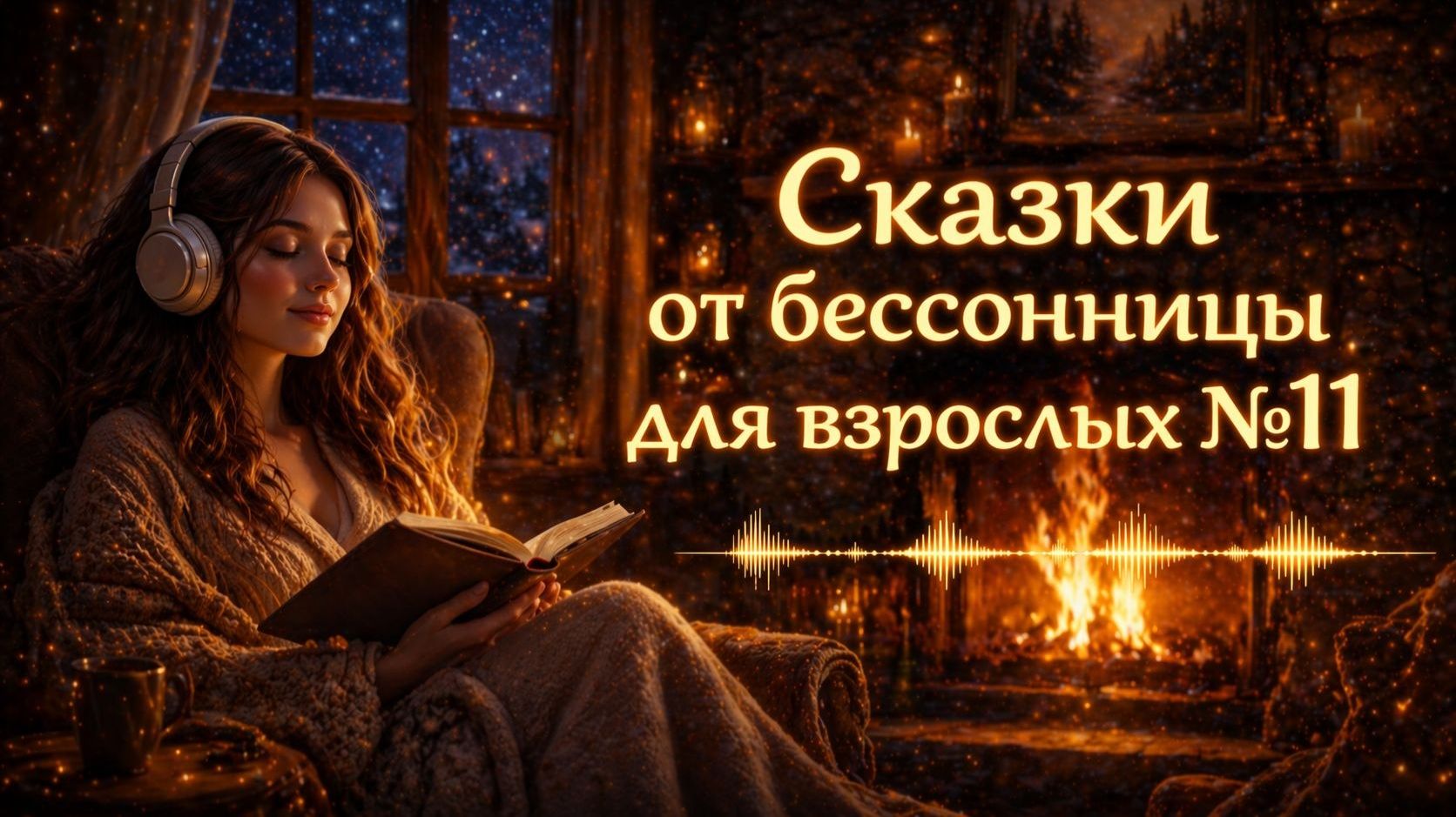✨ Сказки от бессонницы у камина | ASMR + рассказы для сна