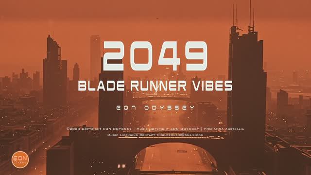 2049 Blade Runner Vibes Futuristic Soundscapes.